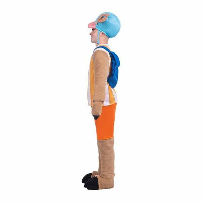 Disfraz chopper gorro, mochila, camiseta, pantalón y cubrebotas talla l 4