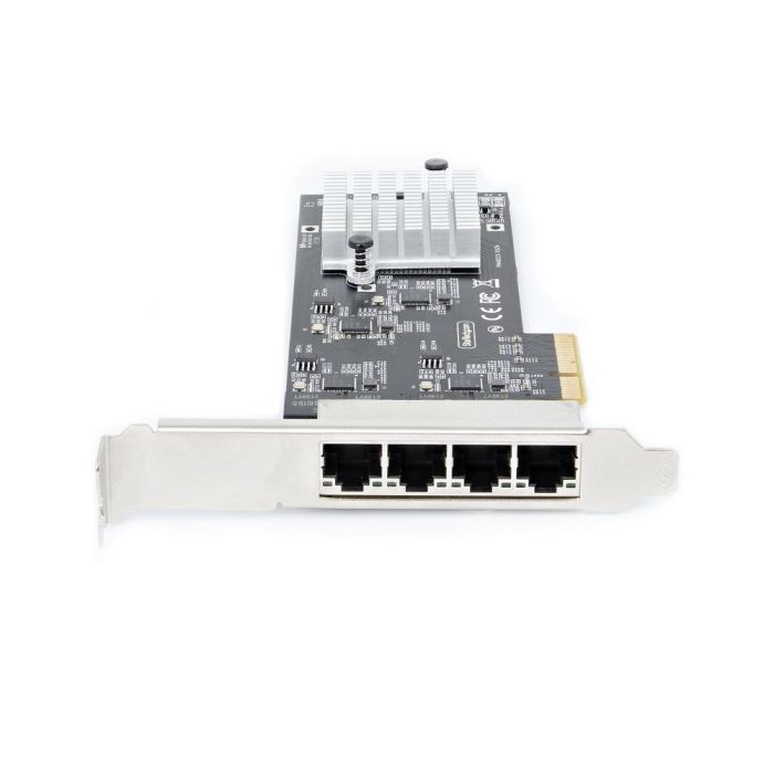 Startechcom Tarjeta de Red PR42GI PCIe con 4 Puertos RJ-45 de 2.5Gbps NBASE-T y Chip Intel I225-V 3