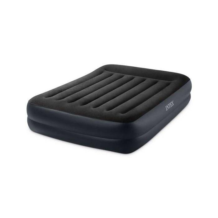 Intex 64124ND Colchón Hinchable Doble con Bomba Eléctrica y Almohada Elevada - Dura-Beam Plus Fiber-Tech 203cm Intex 64124ND Colchón Hinchable Doble con Bomba Eléctrica y Almohada Elevada - Dura-Beam Plus Fiber-Tech 203cm