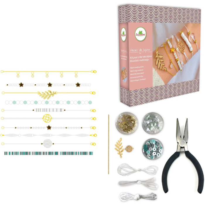 Sycomore Taller de Joyería Pulseras Multihilos A Partir de 12 Años 1