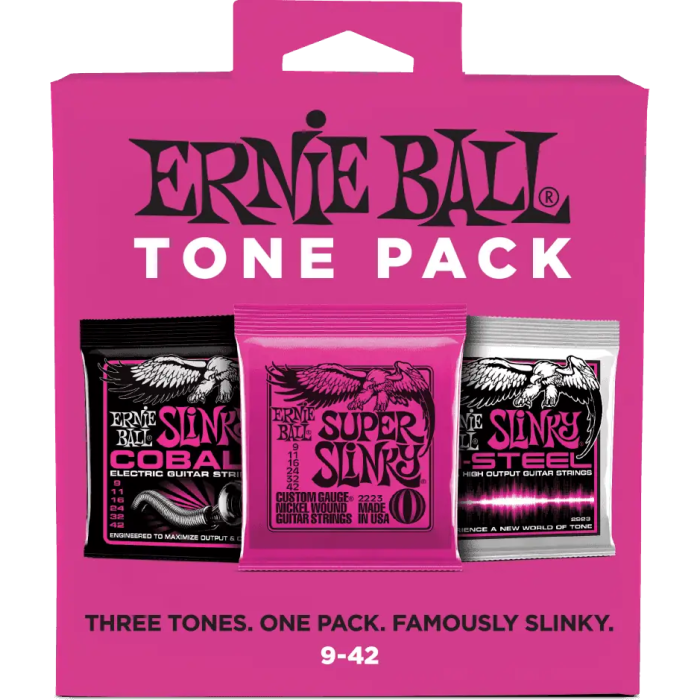 Ernie Ball Juego Eléctrica Slinky Super Tone Pack 9-42 (3) Cuerdas Guitarra 0 Ernie Ball Juego Eléctrica Slinky Super Tone Pack 9-42 (3) Cuerdas Guitarra 0