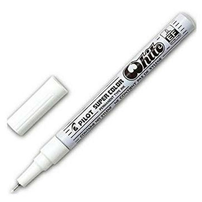 Rotulador permanente Pilot Blanco (12 Unidades) 1 Rotulador permanente Pilot Blanco (12 Unidades) 1