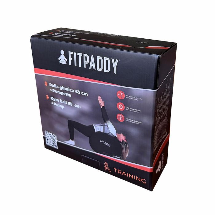 Pelota de yoga Fitpaddy Negro 1 Pelota de yoga Fitpaddy Negro 1