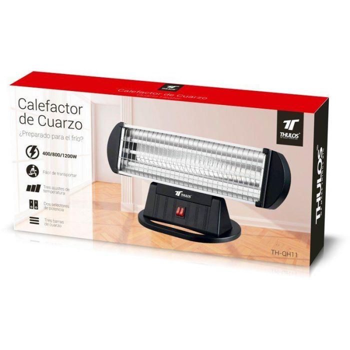 Estufa Electrica Thulos Th - Qh11 400 W 800 W 1 Estufa Electrica Thulos Th - Qh11 400 W 800 W 1