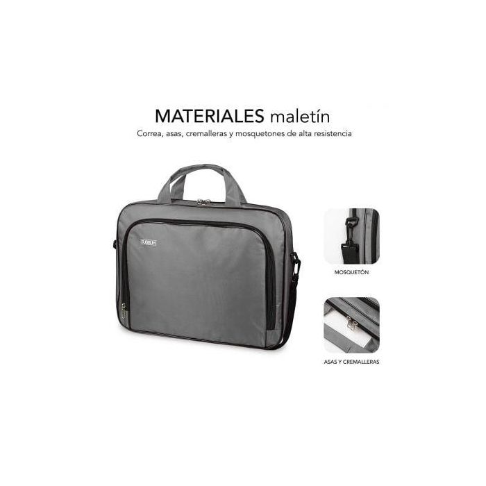 SUBBLIM Maletin Oxford Laptop Bag 11-12,5" Grey 2 SUBBLIM Maletin Oxford Laptop Bag 11-12,5" Grey 2