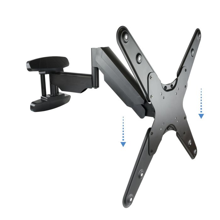 TooQ LP2355TN-B Soporte de Pared Articulado para TV 23-55" hasta 30kg VESA 75x75-400x400 con Pistón Gas y Cableado Negro 1