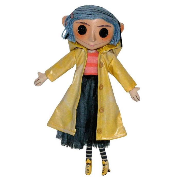 NECA Muñeca Coraline réplica oficial 23cm con caja ventana