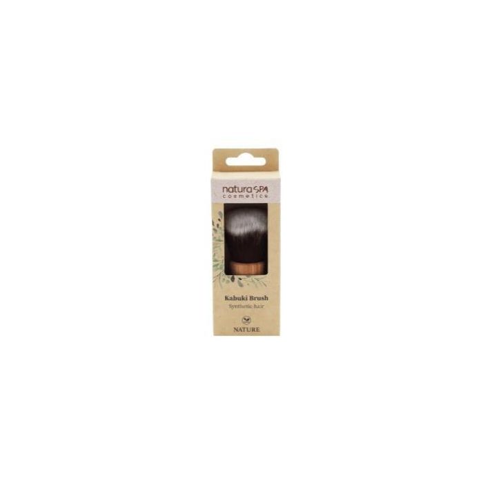 NATURASPA Brocha Kabuki 6,5 Cm para Maquillaje en Polvo, Bronceador y Colorete. Fibras Sintéticas, Hipoalergénica
