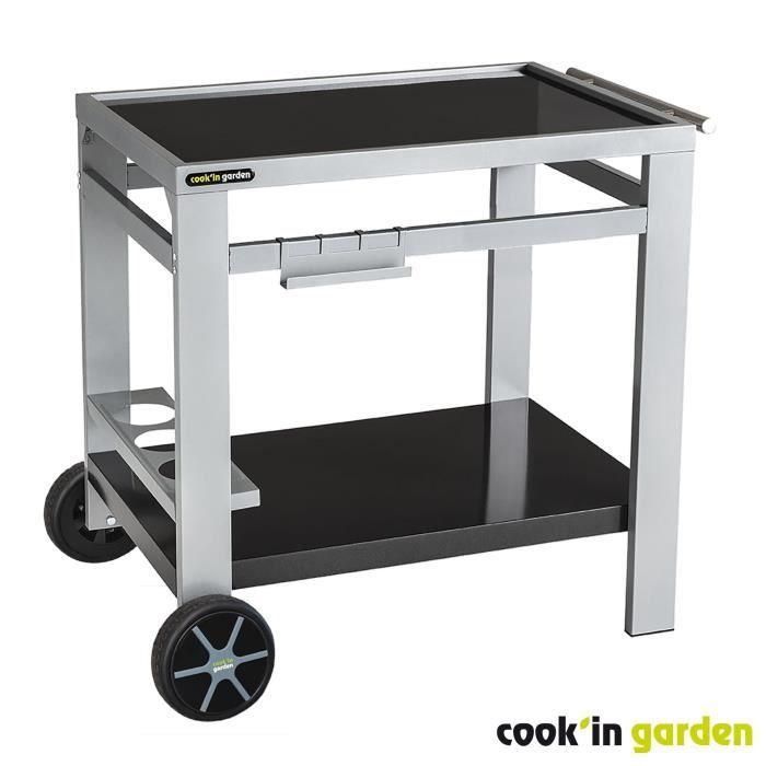 Carrito de servicio - COOK'IN GARDEN - Media 80 - 100% metal Carrito de servicio - COOK'IN GARDEN - Media 80 - 100% metal