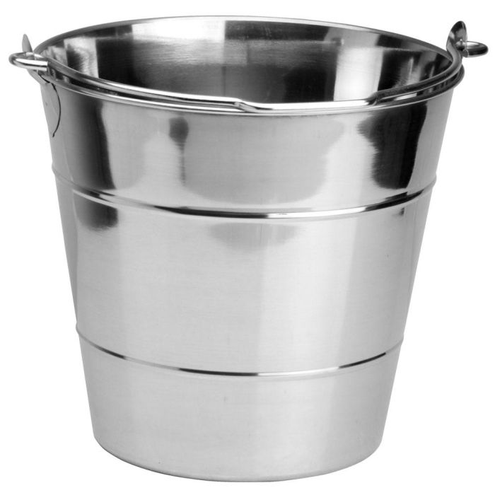 Cubo 10 L Inox GSW diámetro 29 cm altura 27 cm (10 Unidades) Cubo 10 L Inox GSW diámetro 29 cm altura 27 cm (10 Unidades)