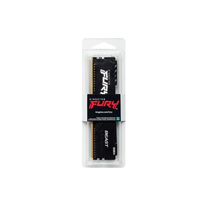 Kingston FURY Beast Memoria RAM DDR4 de 16 GB (1x16 GB) 3200 MHz CL16 KF432C16BB/16 para PC/Servidor