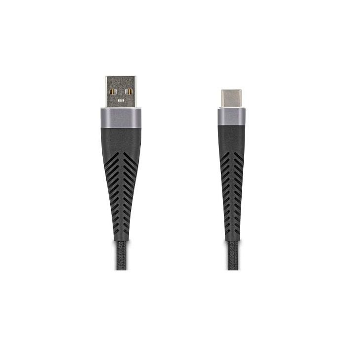DeLOCK Cable USB 2.0 Tipo A a Tipo C 1m, Textil, 0.48 Gbit/s, Carga Rápida USB Power Delivery hasta 60W, Negro Antracita 1 DeLOCK Cable USB 2.0 Tipo A a Tipo C 1m, Textil, 0.48 Gbit/s, Carga Rápida USB Power Delivery hasta 60W, Negro Antracita 1