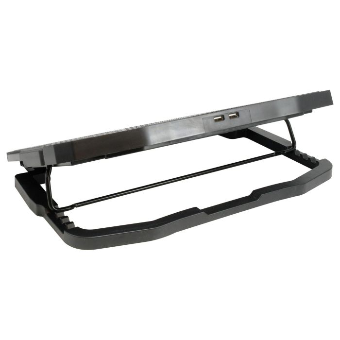 Conceptronic Soporte Base Refrigeración Thana07B para Portátiles hasta 17" con 2 Ventiladores, Negro e Iluminación Azul 2 Conceptronic Soporte Base Refrigeración Thana07B para Portátiles hasta 17" con 2 Ventiladores, Negro e Iluminación Azul 2