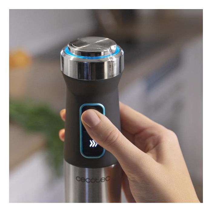 CECOTEC Batidora de Inmersión Power TitanBlack 1500 XL 1500W Negro, Plata 7