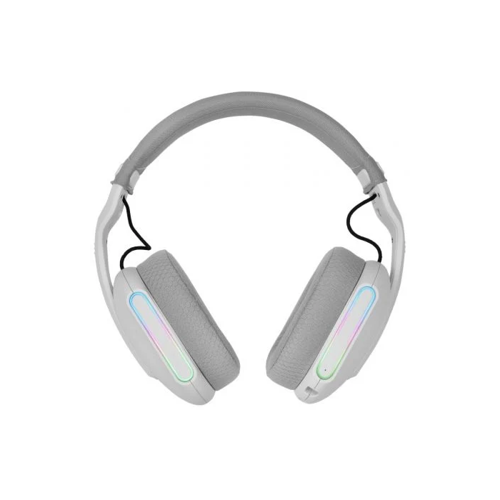 Mars Gaming Auriculares Gaming Inalámbricos MHWPROW con Micrófono, Sonido 7.1, Conexión Bluetooth y Jack 3.5mm, Blancos