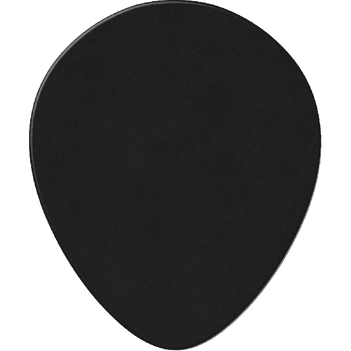 Dunlop Púas Guitarra Genuine Celluloid Teardrop Negro Thin Pack 12 Ud 2