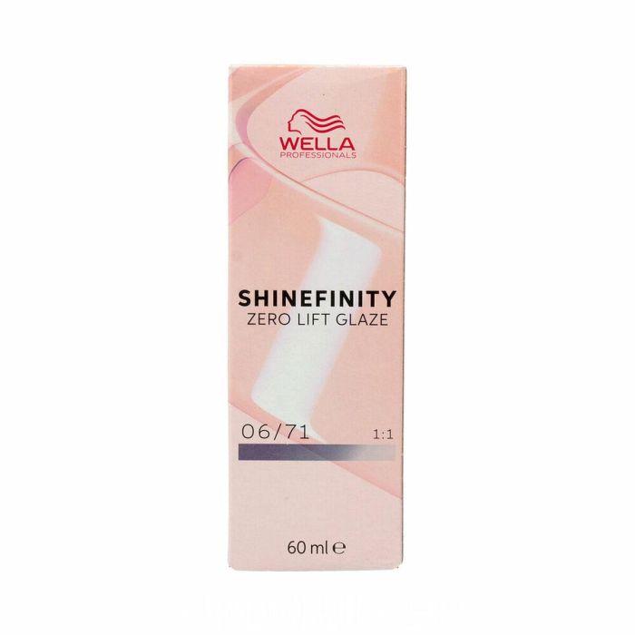 Wella Tinte Shinefinity 06/71 60ml - Coloración Semipermanente para Cabello Brillante, Sin Dañar y Sin Amoniaco