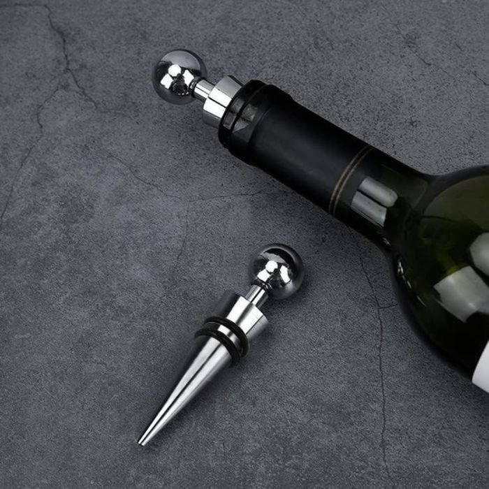 Set de 2 tapones para botella de vino Quttin (12 Cajas) 6 Set de 2 tapones para botella de vino Quttin (12 Cajas) 6