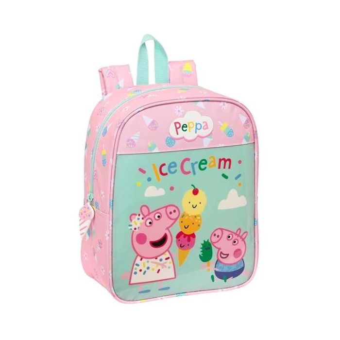 Mochila Escolar Peppa Pig Ice cream Rosa 22 x 27 x 10 cm