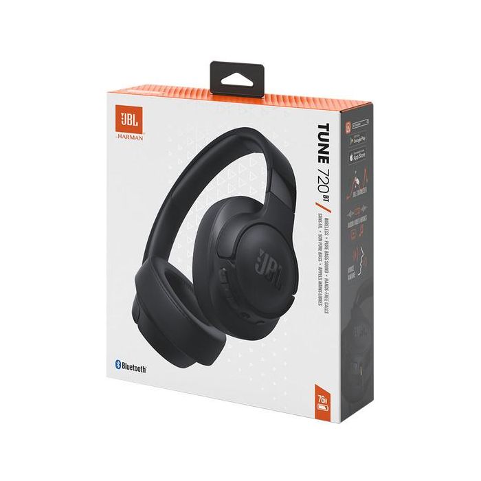 JBL Tune 720BT Auriculares Bluetooth Inalámbricos Negro Llamadas/Música Larga Duración Batería 76h 9
