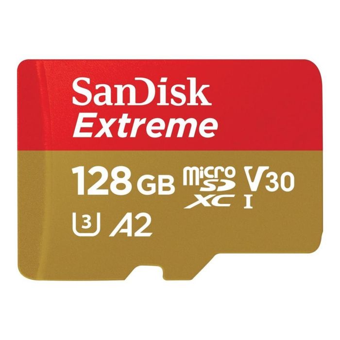 SanDisk Tarjeta de Memoria MicroSDXC Extreme 128GB UHS-I U3 A2 V30 190MB/s para Vídeo 4K UHD y Apps 0 SanDisk Tarjeta de Memoria MicroSDXC Extreme 128GB UHS-I U3 A2 V30 190MB/s para Vídeo 4K UHD y Apps 0