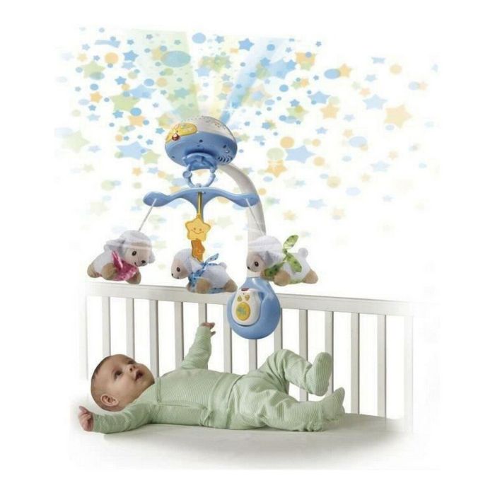 Vtech Baby Móvil Musical Lumi Mobile Contador de Ovejas Azul 3 en 1 con Proyector Desmontable y Control Remoto 3 Vtech Baby Móvil Musical Lumi Mobile Contador de Ovejas Azul 3 en 1 con Proyector Desmontable y Control Remoto 3