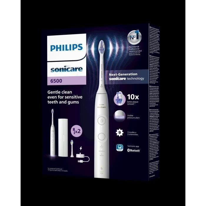 Cepillo de dientes - PHILIPS - HX7410/02 - Sonicare - Serie 6500 - Blanco - Eléctrico 2 Cepillo de dientes - PHILIPS - HX7410/02 - Sonicare - Serie 6500 - Blanco - Eléctrico 2