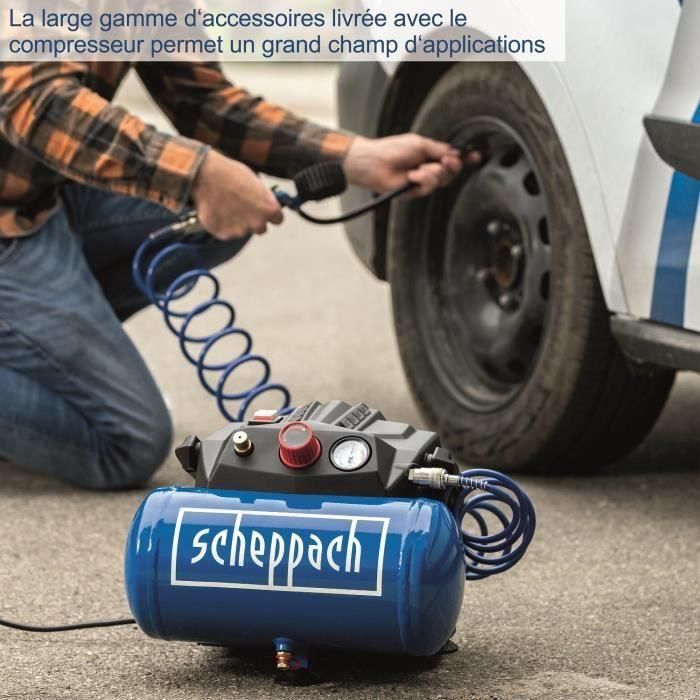 Compresor 6L - HC06 - Scheppach 3 Compresor 6L - HC06 - Scheppach 3