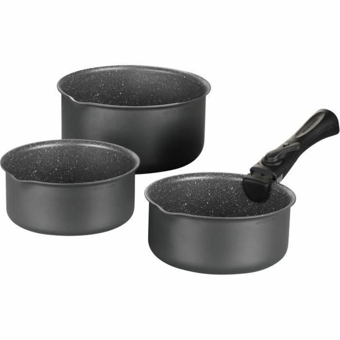 Arthur Martin AM777GM Batería de Cocina 3 Sartenes 16-18-20 cm Gris Mate Antiadherente Inducción Mango Extraíble Aluminio 0 Arthur Martin AM777GM Batería de Cocina 3 Sartenes 16-18-20 cm Gris Mate Antiadherente Inducción Mango Extraíble Aluminio 0