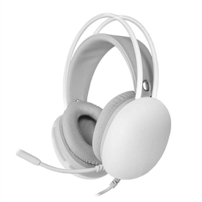 Auriculares con Micrófono Mars Gaming MH-GLOW Blanco RGB 0 Auriculares con Micrófono Mars Gaming MH-GLOW Blanco RGB 0