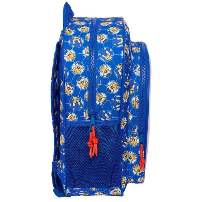 Mochila Escolar Sonic Prime Azul 32 x 38 x 12 cm 2