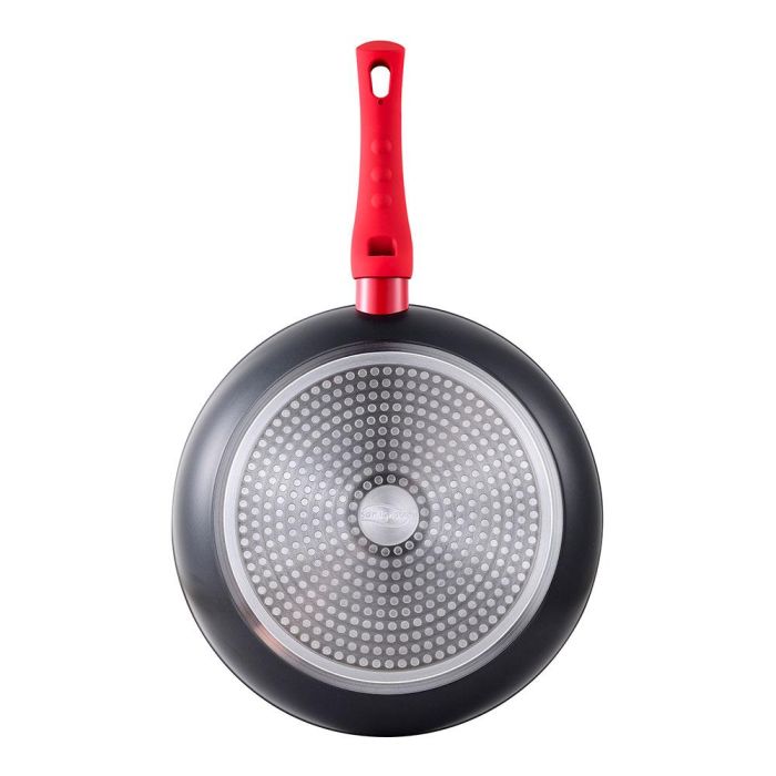 San Ignacio Sartén de Aluminio Forjado Inducción Ø28 cm, Antiadherente Marmolado, Mango Rojo Tacto Suave, Sin PFOA ni BPA 3 San Ignacio Sartén de Aluminio Forjado Inducción Ø28 cm, Antiadherente Marmolado, Mango Rojo Tacto Suave, Sin PFOA ni BPA 3