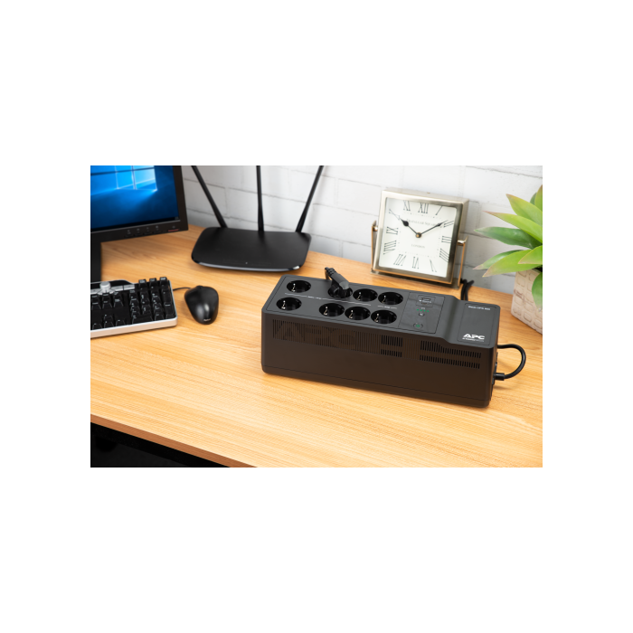 APC BE850G2-GR Sistema de Alimentación Ininterrumpida (UPS) 0,85 kVA 520 W 8 Salidas AC