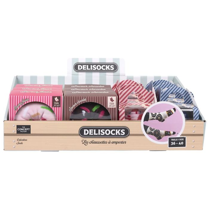 The Concept Factory Calcetines de Postre Surtidos (Donut, Cupcake) Talla 36-40 3