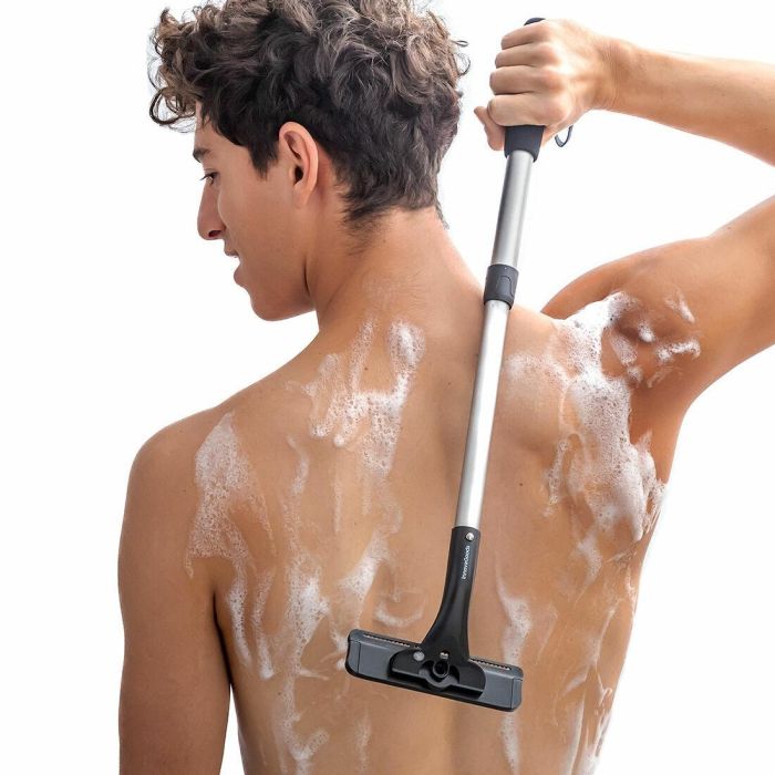 Afeitadora Corporal con Mango de Aluminio Extensible Extaver InnovaGoods 5 Afeitadora Corporal con Mango de Aluminio Extensible Extaver InnovaGoods 5