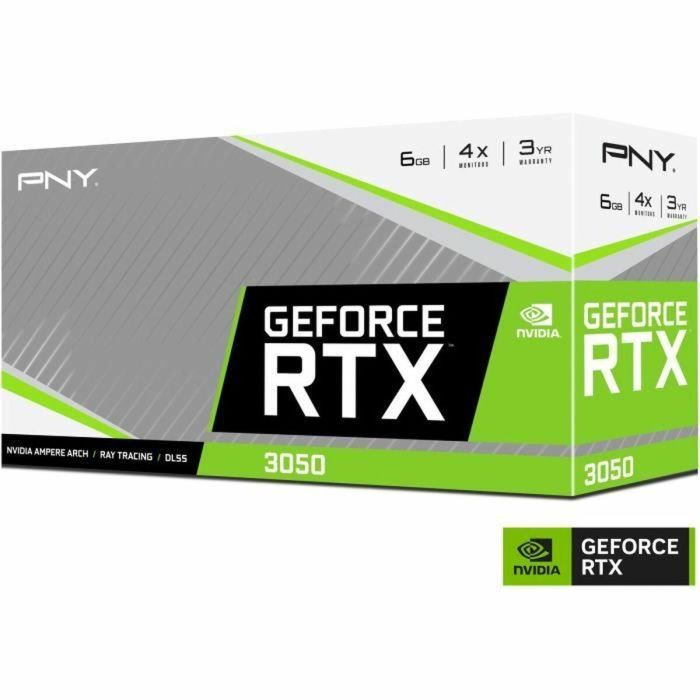 PNY - Tarjeta gráfica - GEFORCE RTX 3050 6GB VERTO Edición de doble ventilador 2