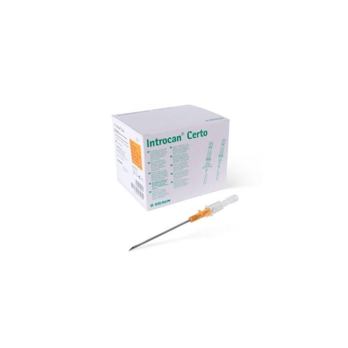 B. Braun Catéter Introcan Certo S-Alas Azul 22G 50 Unidades - Intravenoso Periférico, Sin Látex, Radiopaco B. Braun Catéter Introcan Certo S-Alas Azul 22G 50 Unidades - Intravenoso Periférico, Sin Látex, Radiopaco