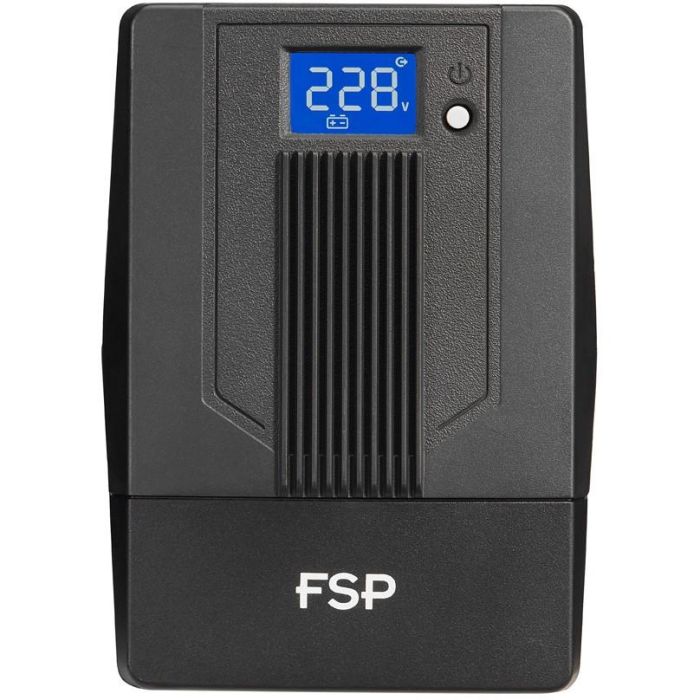 FSP iFP800 Line-interactive UPS 800VA.480W.SCHUKO*2.12V/9AH*1.LCD VERSION .230V 1