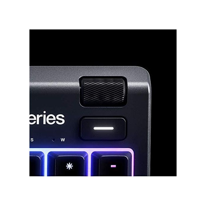 SteelSeries Apex 3 Teclado Gaming - Resistencia al Agua IP32, Iluminación RGB 10 Zonas, Switches Silenciosos, Reposa Muñecas Magnético, Español QWERTY - 64798 7 SteelSeries Apex 3 Teclado Gaming - Resistencia al Agua IP32, Iluminación RGB 10 Zonas, Switches Silenciosos, Reposa Muñecas Magnético, Español QWERTY - 64798 7