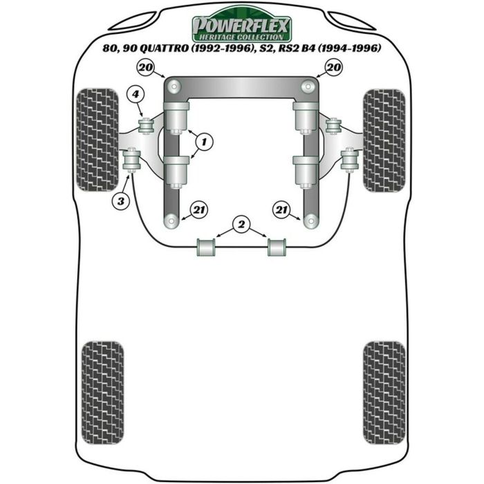 Silentblock Powerflex PFA100-14 1