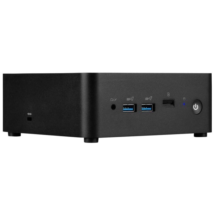 Msi Cubi NUC Barebone Mini PC Intel Core 3 100U | Soporta 64GB DDR5 5200MHz | NVMe M.2 | Wi-Fi 6E | Thunderbolt 4 5