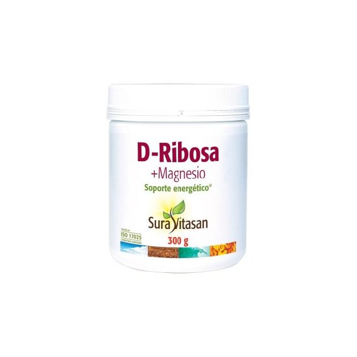SURA VITASAN D-Ribosa + Magnesio 300g para Energía, Rendimiento, Músculos y Huesos, reduce Fatiga
