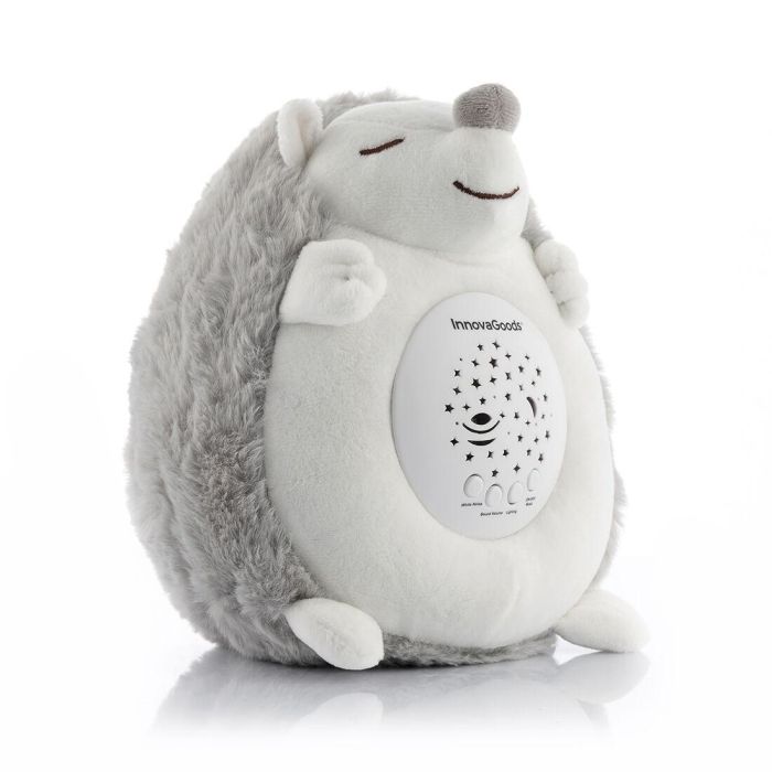 Erizo de Peluche con Ruido Blanco y Proyector Quitamiedos Spikey InnovaGoods 3 Erizo de Peluche con Ruido Blanco y Proyector Quitamiedos Spikey InnovaGoods 3