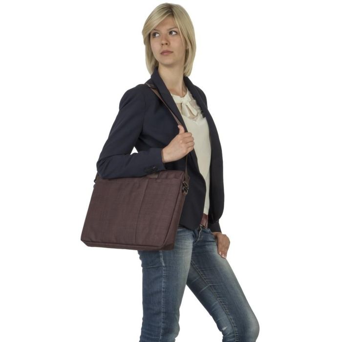 RIVACASE 8335 Riva NB Tasche Biscayne para Portátil de hasta 15.6 pulgadas, Marrón 8