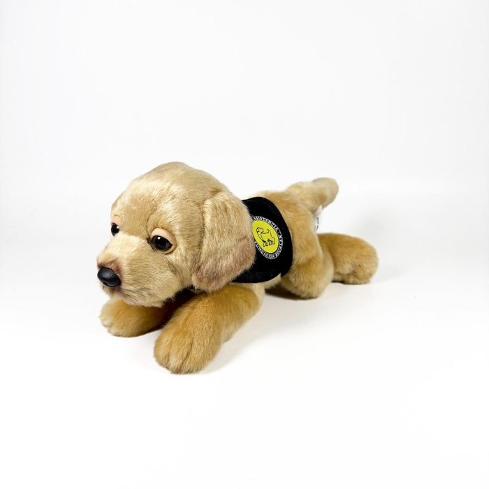 Peluche Labrador Canela 21Cm Con Chaleco 939D00247 Bocalan
