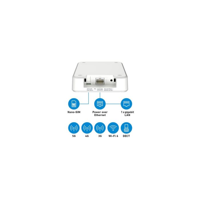 Fritz! Router WiFi 6 Fritz! Box 6860 5G con DECT y PoE+, Modelo 20003071 1 Fritz! Router WiFi 6 Fritz! Box 6860 5G con DECT y PoE+, Modelo 20003071 1