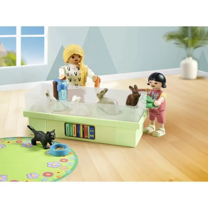 Playmobil Starter Pack Familia De Conejos 71753 Juguete Niños +4 Años 2