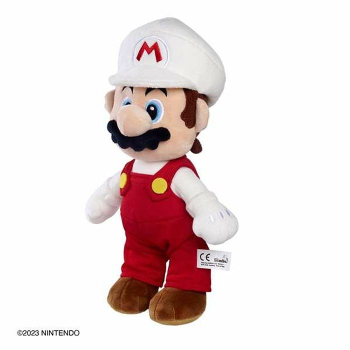 Nintendo Peluche Mario Fuego Original 30 cm - Suave y Coleccionable para Niños desde 0 Meses 0 Nintendo Peluche Mario Fuego Original 30 cm - Suave y Coleccionable para Niños desde 0 Meses 0