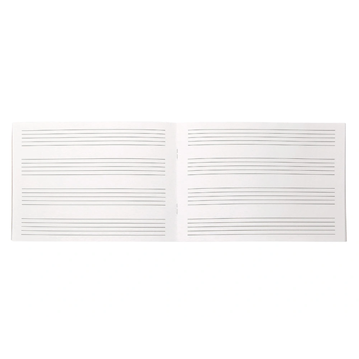 Liderpapel Bloc Música Pentagrama 5mm Cuarto 20 Hojas 100 g/m² Grapado 6