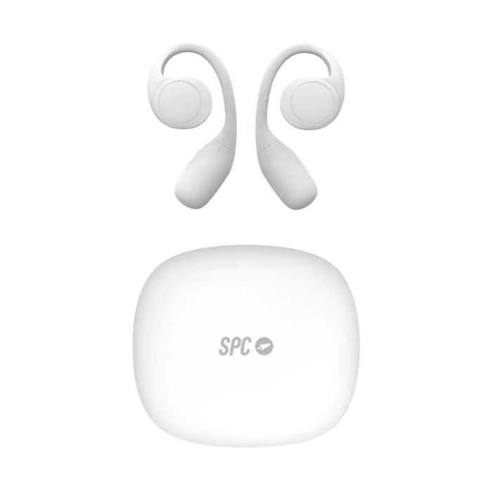 Auriculares Deportivos Bluetooth SPC Ether 2 Sense con estuche de carga/ Autonomía 8h/ Blancos Auriculares Deportivos Bluetooth SPC Ether 2 Sense con estuche de carga/ Autonomía 8h/ Blancos